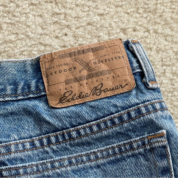 Eddie Bauer Blue Jeans - Low Rise - Women - Size: 14 - Picture 6 of 8